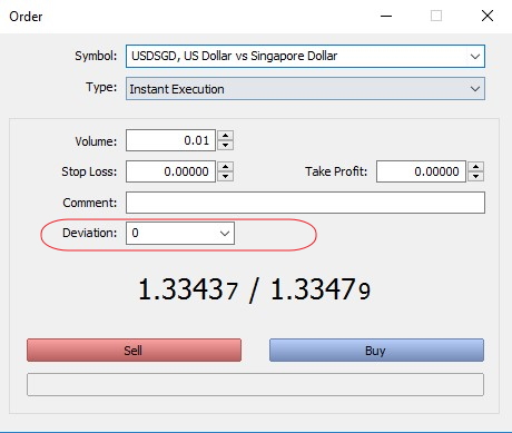 MetaTrader 5 - نحوۀ جلوگیری از ریکوت